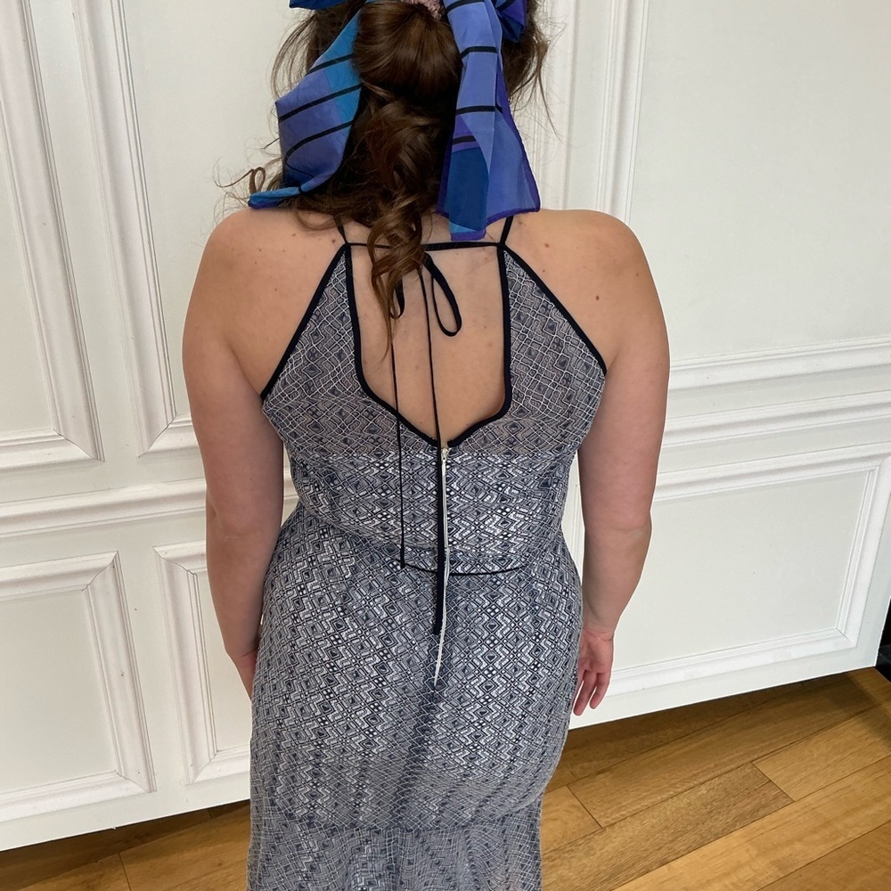 Antonio Melani navy blue/white amazing dress! - Picture 5 of 9